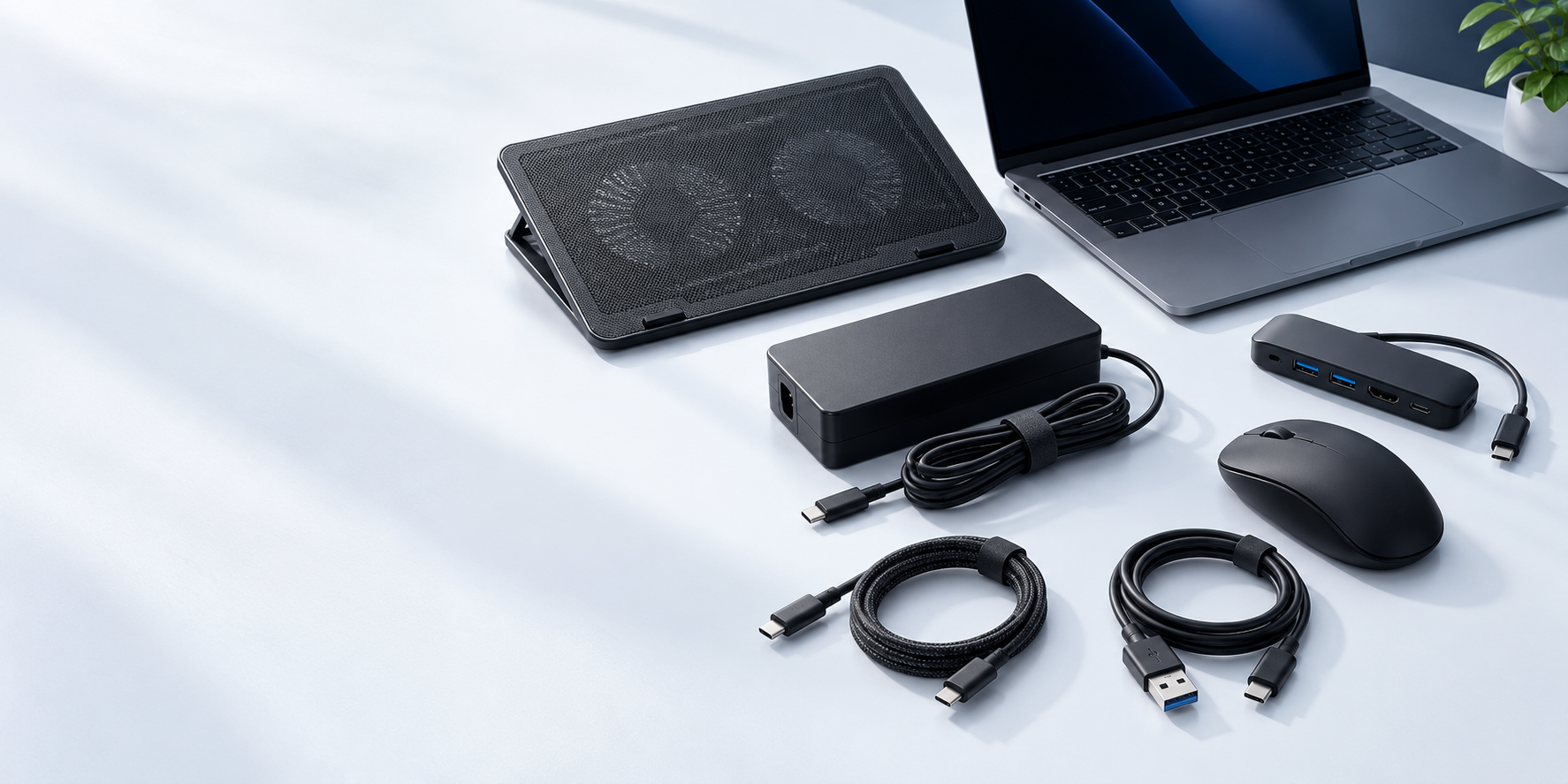 Illustrative computer accessories collection